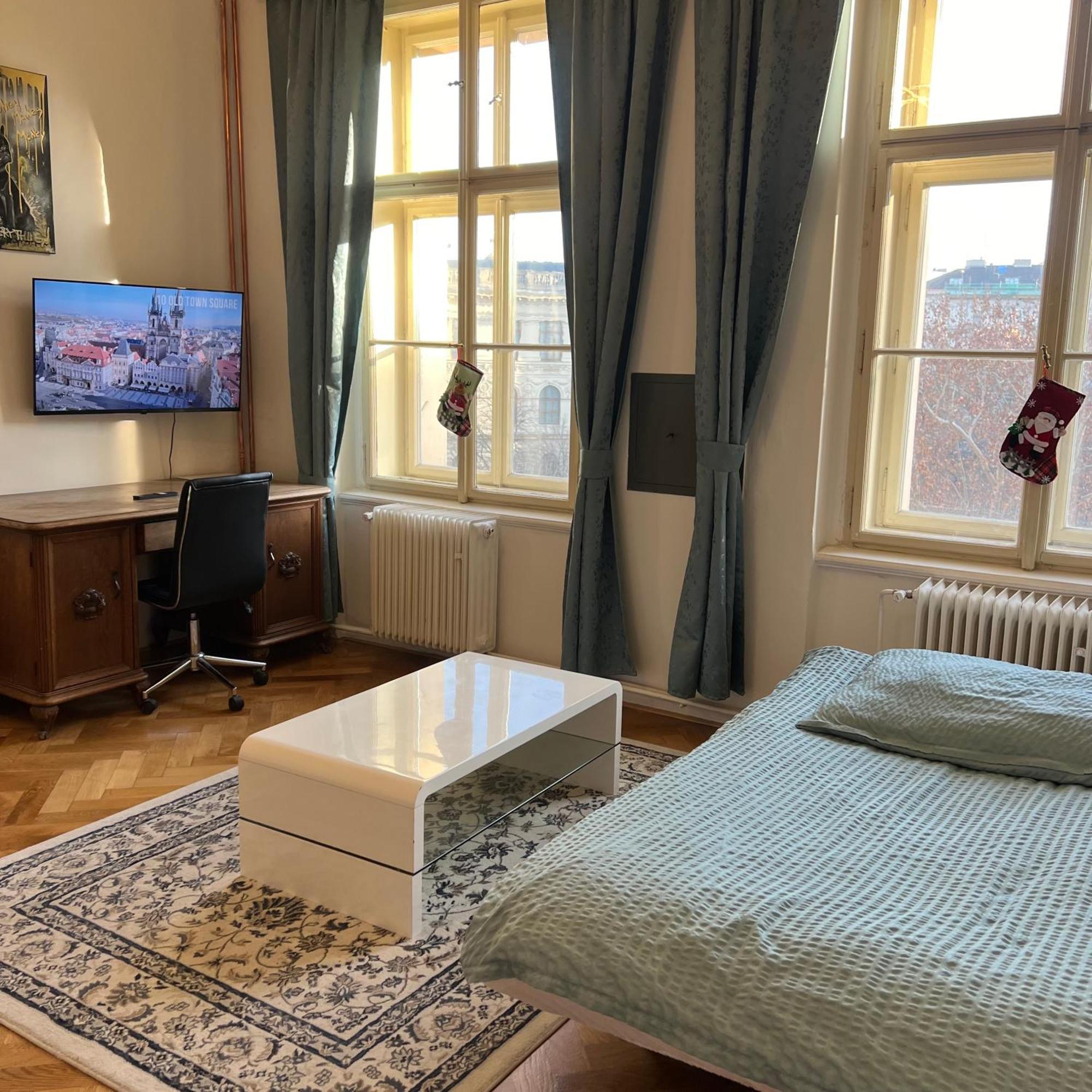 Wenceslas Square Apartment 150 M2 Praha Bagian luar foto